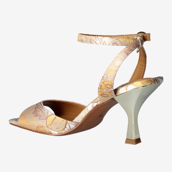 J. RENEE Floral Vaarika Heel in Gold / Taupe - Yellow / White - Picture 4 of 9